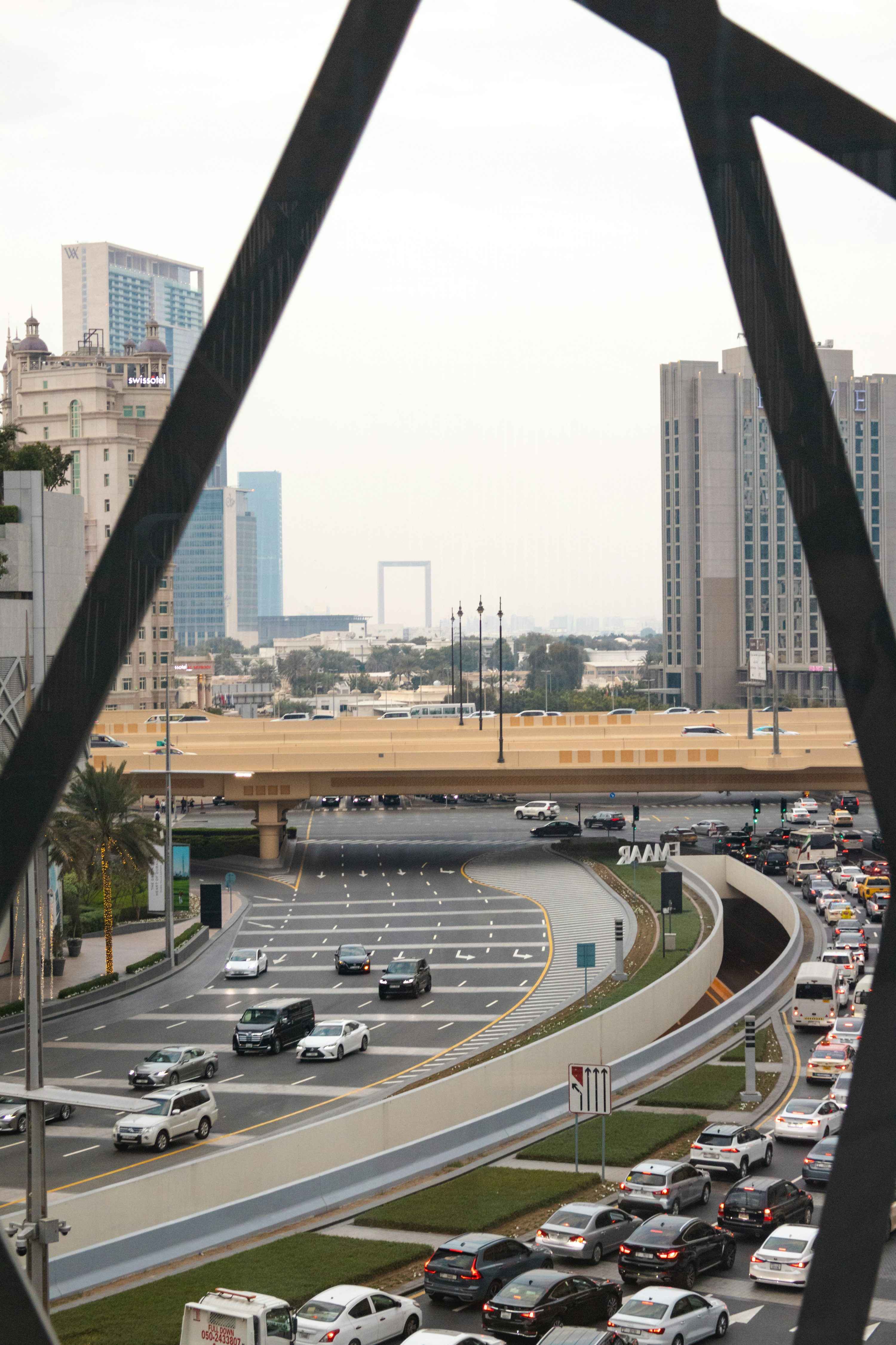Dubai Highway with Smart Toll System